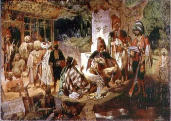 Cena Oriental (óleo sobre tela)