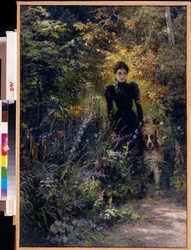 Estamos abandonados. Pintura de Grigori (Grigoriy, Grigory) Grigoryevich Myasoyedov (Myasoedov, Miasoedov) (1834-1911), óleo sobre tela