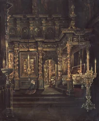 Na Assunção da Catedral da Virgem Maria em Rostov, 1862