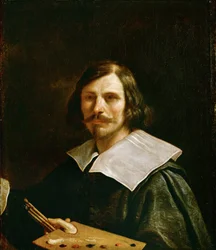 Autorretrato com paleta de pintor ...