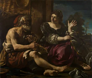 Erminia e o Pastor, década de 1620