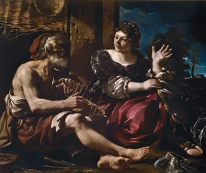 Erminia e o Pastor, ca 1619.