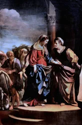 Guercino - La Visitation. A Visitação, 1632