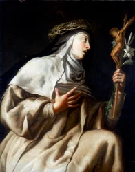 Santa Teresa de Ávila perante a cruz, c. 1621-1663