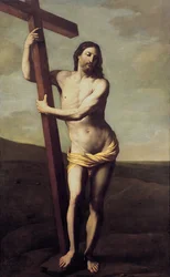 Cristo abraçando a cruz