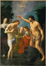 Cristo batizado (pintura sobre tela)