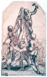 Crucificação de São Pedro, c1600-1642