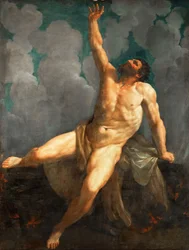 Hércules na pira, 1620-1621