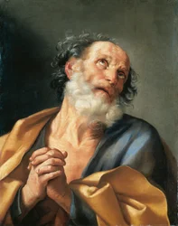 Itália, retrato de São Pedro a chorar