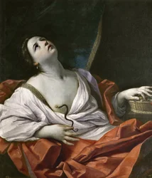 A morte de Cleópatra, cerca de 1640