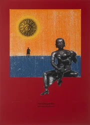 Sobre a criança e o casamento, Assim falou Zaratustra, 2024 (xilogravura e serigrafia)
