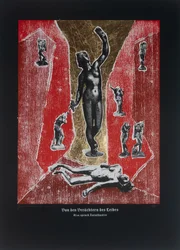 Sobre os Desprezadores do Corpo, Assim Falou Zaratustra, 2023 (xilogravura e serigrafia)