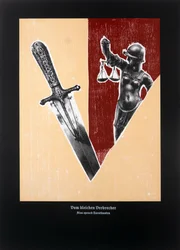 Sobre o Pálido Criminoso, Assim Falou Zaratustra, 2023 (xilogravura e serigrafia)