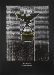 On The Rabble, Thus Spoke Zarathustra, 2024 (xilogravura e serigrafia)