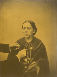 Nojo desdenhoso (esquerda); Riso desdenhoso (direita),1854-1856, impresso em 1862 (foto)