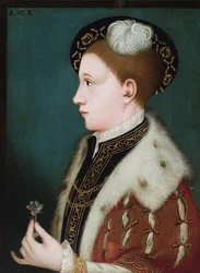Retrato de Eduardo VI (óleo sobre tela)