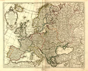 Mapa da Europa. LOC 97683588