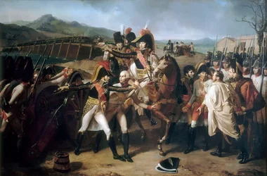 Surpresa na ponte sobre o Danúbio em 13 de novembro de 1805