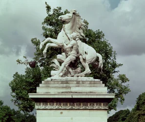 Um dos dois &39;Marly Horses&39;, 1739-45 (mármore)