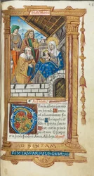 Livro de horas impresso (uso de Roma): fol. 38r, Adoração dos Magos
