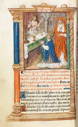 Livro de horas impresso (uso de Roma): fol. 96v, Missa de São Gregório