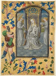 Folha de um livro de horas: Apresentação no templo, c. 1470-1480.
