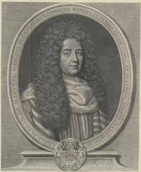 Adrien-Alexandre marquês Comte de Manevilette Crevecoeur (gravura)