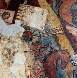 A morte de Guillem II de Montcada (Guillermo II) (1194-1229), durante a conquista de Maiorca