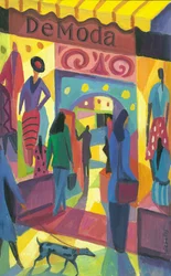 De Moda, 2013 (guache sobre papel)