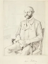 Director C. A. Zitting, estudo de retrato