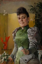 Retrato da Senhora Maria von Wahlberg (nascida Sinebrychoff)