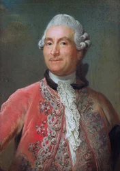 Charles Gravier (1719-1787) Conde de Vergennes, 1771-74 (pastel sobre papel)