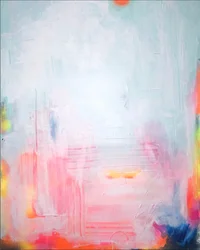 Fluxo abstrato vibrante