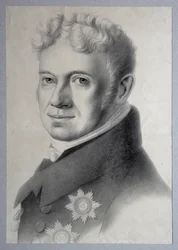 Retrato do príncipe Grigory Alexandrovich Stroganov 1770-1857, década de 1820
