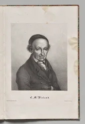 Autores famosos da Alemanha: Retrato de Christopher Martin Wieland