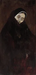 Mulher velha, 1909