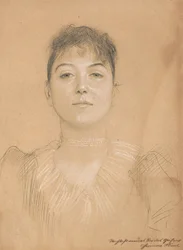 Retrato de uma mulher, c.1890-1891