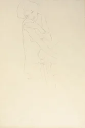 Estudo para Adele Bloch-Bauer II, 1911