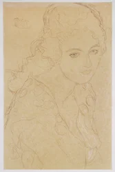 Estudo para a pintura Retrato de Ria Munk III