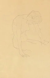 Estudo de um nu feminino, c.1908-1909
