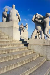 Noruega, Oslo. Vigelandsparken. Esculturas de Gustav Vigeland (1869-1943).