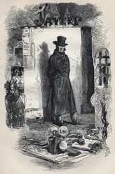 Javert, ilustração do romance «Les Misérables» de Victor Hugo