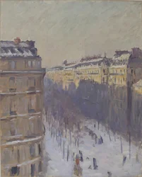 Boulevard Haussmann, efeito neve, 1879-1881.