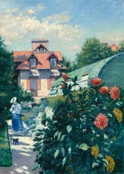 Dálias, Jardim em Petit Gennevilliers, 1893.