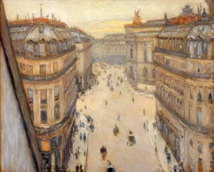 Rue Halévy, vista de um sexto andar