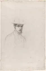 Autorretrato com um chapéu