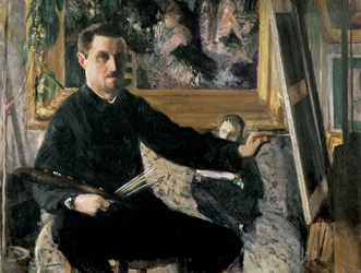 Auto-retrato com cavalete, c. 1879