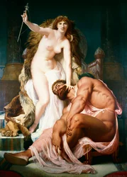 Hércules aos pés de Omphale, 1861