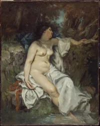 Banhista a dormir junto a um riacho, 1845