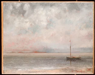 Nuvens no lago de Genebra, 1875